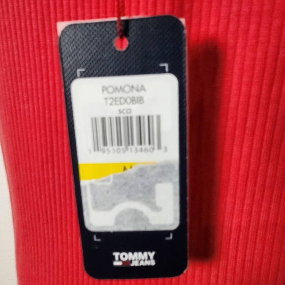 NWT Tommy Hilfiger Women's Washed Ribbed Sleeveless Midi Dress Size Medium - Picture 7 of 11